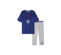 Chelsea FC Men's Pyjama Set - Bottoms & T-Shirt | Size: 3XL Chelsea FC Multicolor 3XL