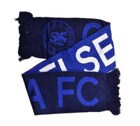 Chelsea FC Men's Wordmark Jacquard Scarf in Blue Chelsea FC Blue One Size