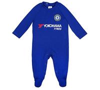 Chelsea FC New Season 2017/18 Baby Football Sleepsuit CFC Babies All In One Baby Grow Playsuit (9-12 Months)