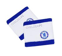 Chelsea FC Official 2 Tone Football Crest Sport Wristbands (Pack Of 2)