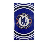 Chelsea FC Official Beach Towel Pulse Design (One Size) (Blue)