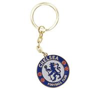 Chelsea FC Official Metal Football Crest Keyring (One Size) (Blue/White)