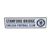 Chelsea FC Official Metal Window Sign (26 x 7cm)