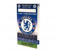 Chelsea FC Official No 1 Fan Birthday Card