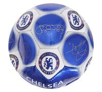 Chelsea FC Official Signature Mini Football (Size 1) (One Size) (Blue/White)