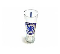 Chelsea FC Official Tall Crest Pint Glass (One Size) (Clear)