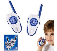 Chelsea FC Officially Licensed Walkie Talkie 2-Pack Set - Easy-to-Use Durable Ideal Kids Outdoor Toy Gift for Young Blues Fans