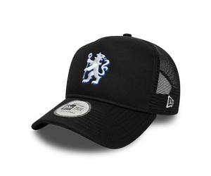 Chelsea FC Patch Trucker Cap Adults - Black