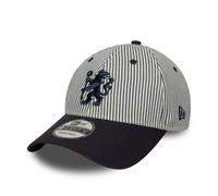 Chelsea FC Pinstripe 9Forty Cap Adults - Ivory/Navy