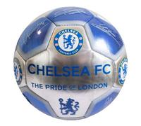 Chelsea Fc Printed Signature Mini Football Blue/silver (1)
