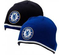 Chelsea FC Reversible Beanie Official Merchandise Blue