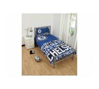 Chelsea FC Single Duvet & Pillow Case Set Impact Design in Blue Chelsea FC Blue