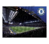 Chelsea FC Stadium Poster Framed A4
