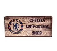 Chelsea FC Supporters Shed Plate (One Size) (Brown), brown, One size