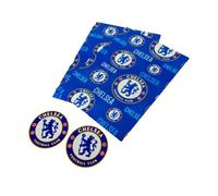 Chelsea Fc Text Gift Wrap Blue (One Size)