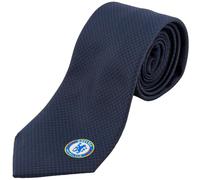 Chelsea FC - Tie - Adult, Black/Dark Navy Blue, One size