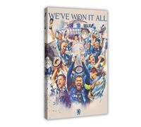 Chelsea FC “We've Won It All” UEFA Europa Conference League Champions 2024-25 The Blues Canvas Poster Wall Art Decor Print Picture Paintings for Living Room Bedroom Decoration 12x18inch(30x45cm)