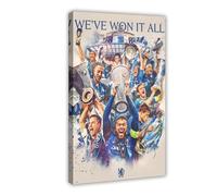 Chelsea FC “We've Won It All” UEFA Europa Conference League Champions 2024-25 The Blues Canvas Poster Wall Art Decor Print Picture Paintings for Living Room Bedroom Decoration 08x12inch(20x30cm)