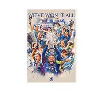 Chelsea FC “We've Won It All” UEFA Europa Conference League Champions 2024-25 The Blues Canvas Poster Wall Art Decor Print Picture Paintings for Living Room Bedroom Decoration 16x24inch(40x60cm)