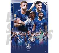 Chelsea FC World Club Champions Winners Montage Poster Unframed A4