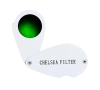 Chelsea Filter for Gemstone Identification - Quickly Distinguish Genuine Emeralds, Rubies, Sapphires, and Aquamarines - Reliable, Portable Glass Filter for Gemologists and Jewelers