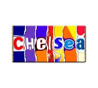 Chelsea Football Club Chocolate Bar Gift Wrapper Gift Present For Sport Fans (#299) (with chocolate bar)