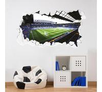 Chelsea Football Club Official Stamford Bridge Stadium Broken Wall Mural Sticker (120cm x 60cm)