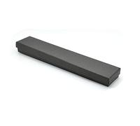 Chelsea Jones 12 x Pack Long Black Printed Kraft Paper Gift Boxes- Size: 21 x 4 x 1.8 cm - (1431)