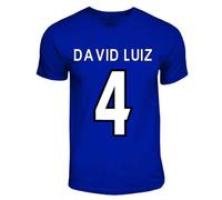 Chelsea Junior David Luiz Hero T-Shirt in Blue | Size: 3-4 Years Chelsea Blue 3-4 Years