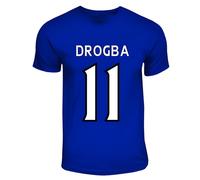 Chelsea Junior Dennis Wise Hero T-Shirt in Blue | Size: 9-11 Years Chelsea Blue 9-11 Years