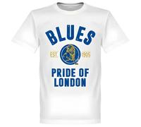 Chelsea Junior Established T-Shirt in White | Size: 5-6 Years Chelsea White 5-6 Years
