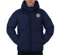 Chelsea Mens Quilted Jacket Hooded Winter Coat Official Gift Navy XXL