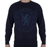 Chelsea Official Football Gift Boys Crest Sweatshirt Top Navy 4-5 Years
