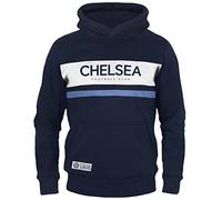 Chelsea Official Football Gift Boys Fleece Graphic Hoody Blue 6-7 Years