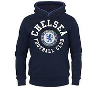 Chelsea Official Football Gift Boys Fleece Graphic Hoody Blue 8-9 Years