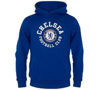 Chelsea Official Football Gift Boys Fleece Graphic Hoody Royal 10-11 Years