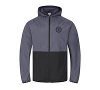 Chelsea Official Football Gift Boys Shower Jacket Windbreaker Black 4-5 Years
