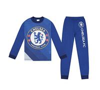 Chelsea Official Football Gift Boys Sublimation Long Pyjamas 9-10 Years Blue