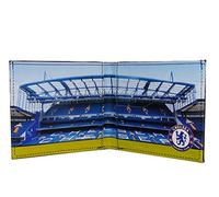 Chelsea Official Football Gift Embossed Crest Stadium Wallet Black