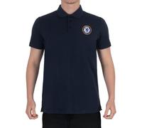 Chelsea Official Football Gift Mens Crest Polo Shirt Navy Blue Medium
