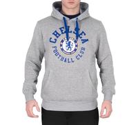 Chelsea Official Football Gift Mens Fleece Hoody Grey XL