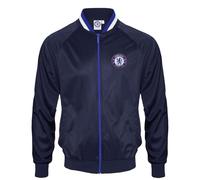 Chelsea Official Football Gift Mens Retro Track Top Jacket Navy 3XL