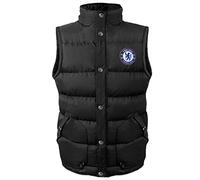 Chelsea Official Gift Mens Padded Body Warmer Gilet Black Small