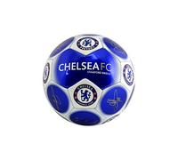 Chelsea Official New Signature Edition Crest Football - Metallic, Size 5