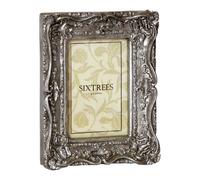 Shabby Chic Style Very Ornate Antique Silver Photo Frame for 7"x5" (175x125mm) Pictures - Chelsea, by Sixtrees.