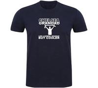 Chelsea T Shirt in Blue XL Football Grandad Fan Team Design