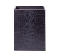 Chelsea Waste Basket Croc Noir Posh Trading Company Black One Size