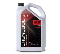 Chemcool Red Long Life Antifreeze & Coolant. 5 Litres Concentrate. -60C Protection.