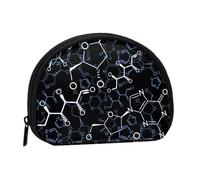 Chemical Chemistry Symbols, Women's Storage Bag Shell Makeup Bag Small Coin Purse Shell Change Pouch