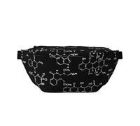 Chemical Elements Pattern Sports Chest Bag for Men and Women, Bumbag Travel Chest Rig for Running, Hiking, Cycling, Workouts